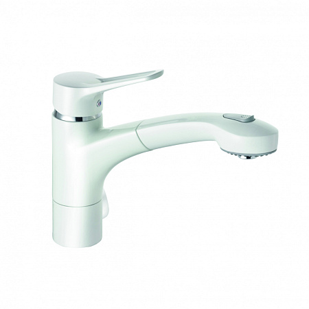 Смеситель Kludi MX 399459262 для кухонной мойки, хром/белый