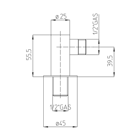 Шланговое подключение Bossini V00235.021 золото