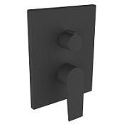 Смеситель Clever Artic Xtreme 61110 для душа, черный матовый