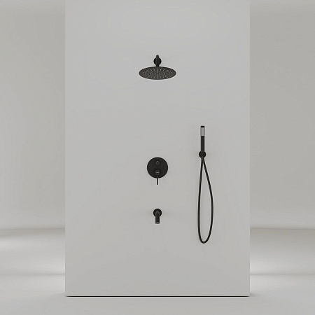 Душевой комплект Sancos Select SC3004MB черный матовый