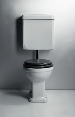 Унитаз напольный Simas Londra LO911bi горизонтальный выпуск, со средним бачком, белый/хром