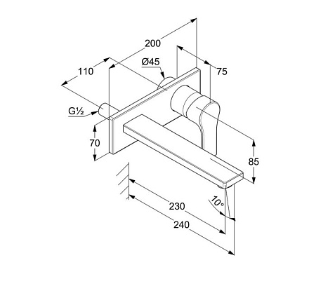 Смеситель Kludi Zenta SL 482480565 для раковины, хром