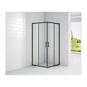 Душевой уголок Cezares Eco ECO-O-A-2-100-C-NERO