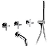 Смеситель встроенный Palazzani Formula Multi 62138510 для ванны, хром