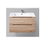 Тумба с раковиной BelBagno Etna ETNA-800-2C-SO-WO-P 80 Rovere Bianco