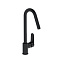 Смеситель VitrA Root Round A4274236EXP для кухонной мойки, черный матовый - фото 1
