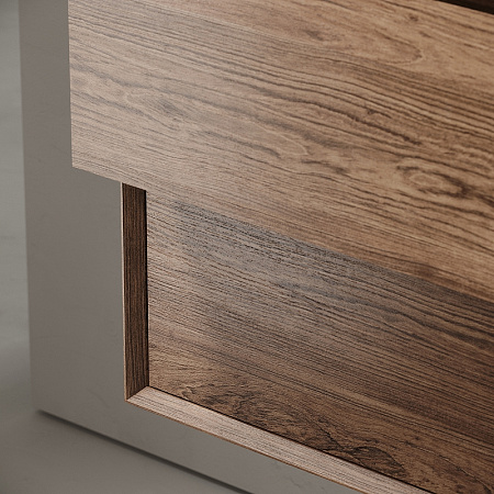 Мебель для ванной Sancos Marmi 2.0 MR2.0100RECH 100 R дуб чарльстон/белый