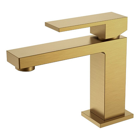 Смеситель Boheme Qubic 471-BR для раковины, бронза