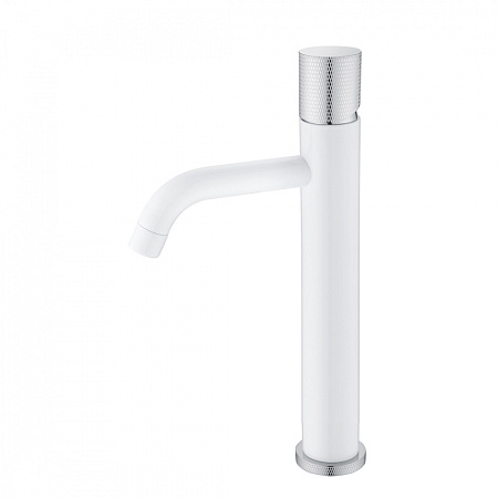 Смеситель Boheme Stick 122-WCR.2 для раковины, ручка Touch, белый/хром