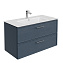 Тумба с раковиной Kerama Marazzi Piano Classic PIA.CL.95\BLU.M 95 ясень синий матовый