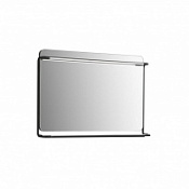 Зеркало Esbano ES-3727 K2D 100x70 см с подогревом и подсветкой, матовый черный