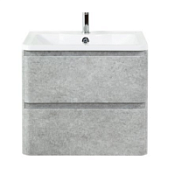 Тумба с раковиной BelBagno Albano ALBANO-700-2C-SO-CVG 70 подвесная, Cemento Verona Grigio