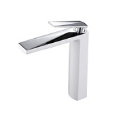 Смеситель Boheme Venturo 372-W для раковины, белый/хром