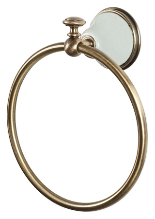 Полотенцедержатель Tiffany World Harmony TWHA015bi/br бронза/белый