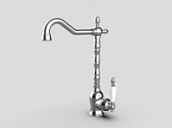 Смеситель GPD Retro MTE180 для раковины, хром