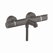 Термостат Hansgrohe Ecostat Comfort 13114340 для ванны с душем, шлифованный черный хром