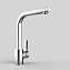 Смеситель GPD Pedra MTE160 для кухонной мойки, хром - фото 1