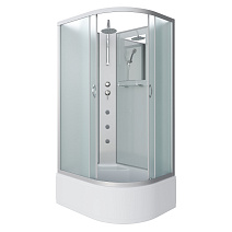 Душевая кабина Niagara Classic NG-2310-14LBKTG 120x80x210 стекло матовое/профиль серебро