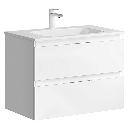 Тумба с раковиной Aqwella Accent ACC0175W 75 белый