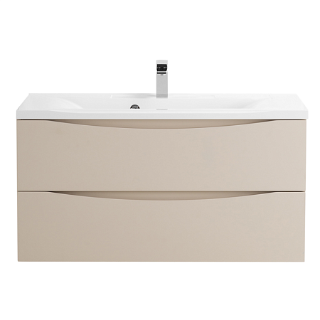 Тумба с раковиной BelBagno Marino MARINO-1000-2C-SO-CO-P 100 crema opaco