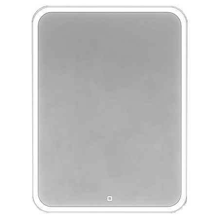 Шкаф-зеркало Jorno Modul Mol.03.60/P/W/JR 60 с подсветкой, белый