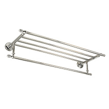 Полка Migliore Mirella 17249 с полотенцедержателем, хром Полка Migliore Mirella 17249 с полотенцедержателем, хром