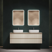 Мебель для ванной со столешницей Sancos Snob T 160 SNT80CE+TT160A2X Beige Soft/Kreman