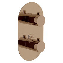 Термостат Nobili Live WE00102/TRCP для ванны с душем, красное золото Термостат Nobili Live WE00102/TRCP для ванны с душем, красное золото