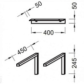 Крепеж Jacob Delafon EB849-CP