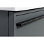 Тумба с раковиной La Fenice Elba FNC-01-ELB-G-100 Grigio, столешница Black Olive Light Lappato - фото 7