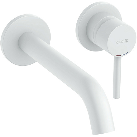 Смеситель для раковины Kludi Bozz 382455376 белый матовый