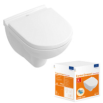 Унитаз подвесной Villeroy & Boch O.Novo 5688HR01 микролифт, альпийский белый