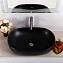 Раковина накладная BelBagno BB1084-H301 60x42x14 черный матовый - фото 3