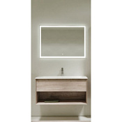 Мебель для ванной Sancos Marmi 1.0 100 MR1.0100EG дуб галифакс натуральный/белый