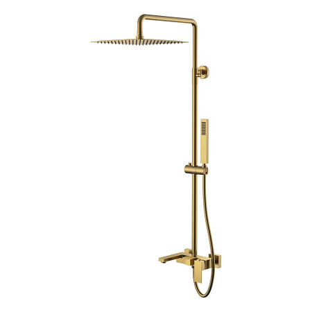 Душевая стойка Boheme Qubic 478-BR бронза