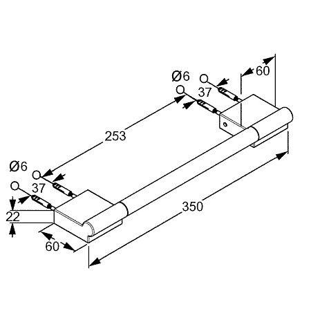 Поручень Kludi A-XES 4898105 хром