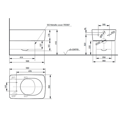 Унитаз подвесной TOTO SG CW512YR+9AE0017+TC501CVK микролифт
