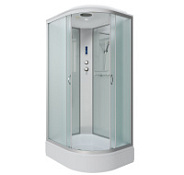 Душевая кабина Niagara Classic NG-33094-14LP 100x90x215 стекло матовое/профиль серебро