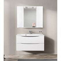 Мебель для ванной BelBagno Marino MARINO-1000-2C-SO-BL-P 100 bianco lucido