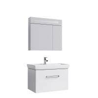 Мебель для ванной Aqwella Нео Neo.01.08/1 80 подвесная, шкаф-зеркало,  белая
