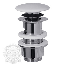 Донный клапан Migliore Ricambi 17954 "click-clack" под перелив, керамика