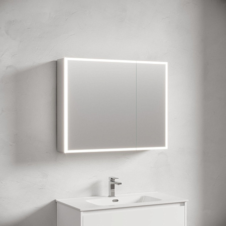 Шкаф-зеркало Sancos Evoke SC8090 90x70 с подсветкой