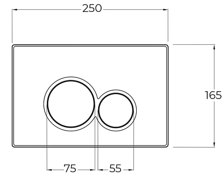 Система инсталляции для унитазов BelBagno BB097SET.R.CR с кнопкой