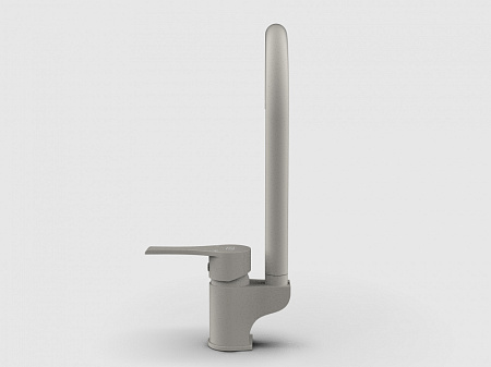 Смеситель GPD Atros MTE65-KG для кухонной мойки, кремовый