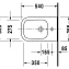 Биде подвесное Duravit Happy D.2 2258151300 антрацит матовый - фото 4