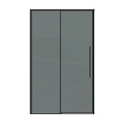 Душевая дверь Grossman Galaxy 100.K33.01.110.21.10 109-110x195 тонированное/черный матовый