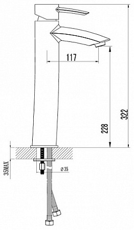 Смеситель Lemark Atlantiss LM3209C для раковины