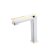 Смеситель Boheme Q 142-CRG для раковины, хром/золото