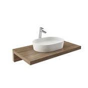 Столешница Ravak L X000000838 120 с раковиной Moon 2 орех