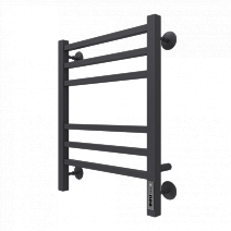 Полотенцесушитель электрический Terminus Ватикан П6 450х600  КС 9005 матовый  черный
